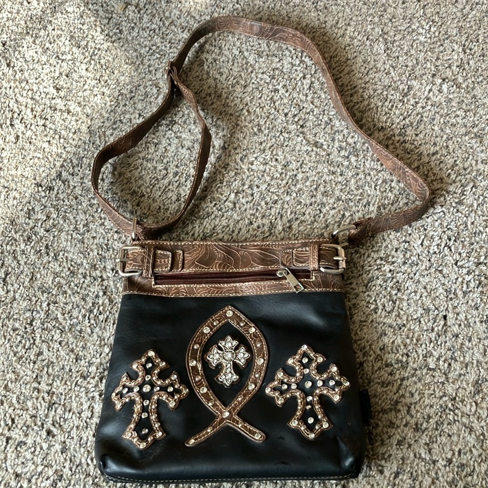 Concealed Leather Purse - Picture 1 of 8